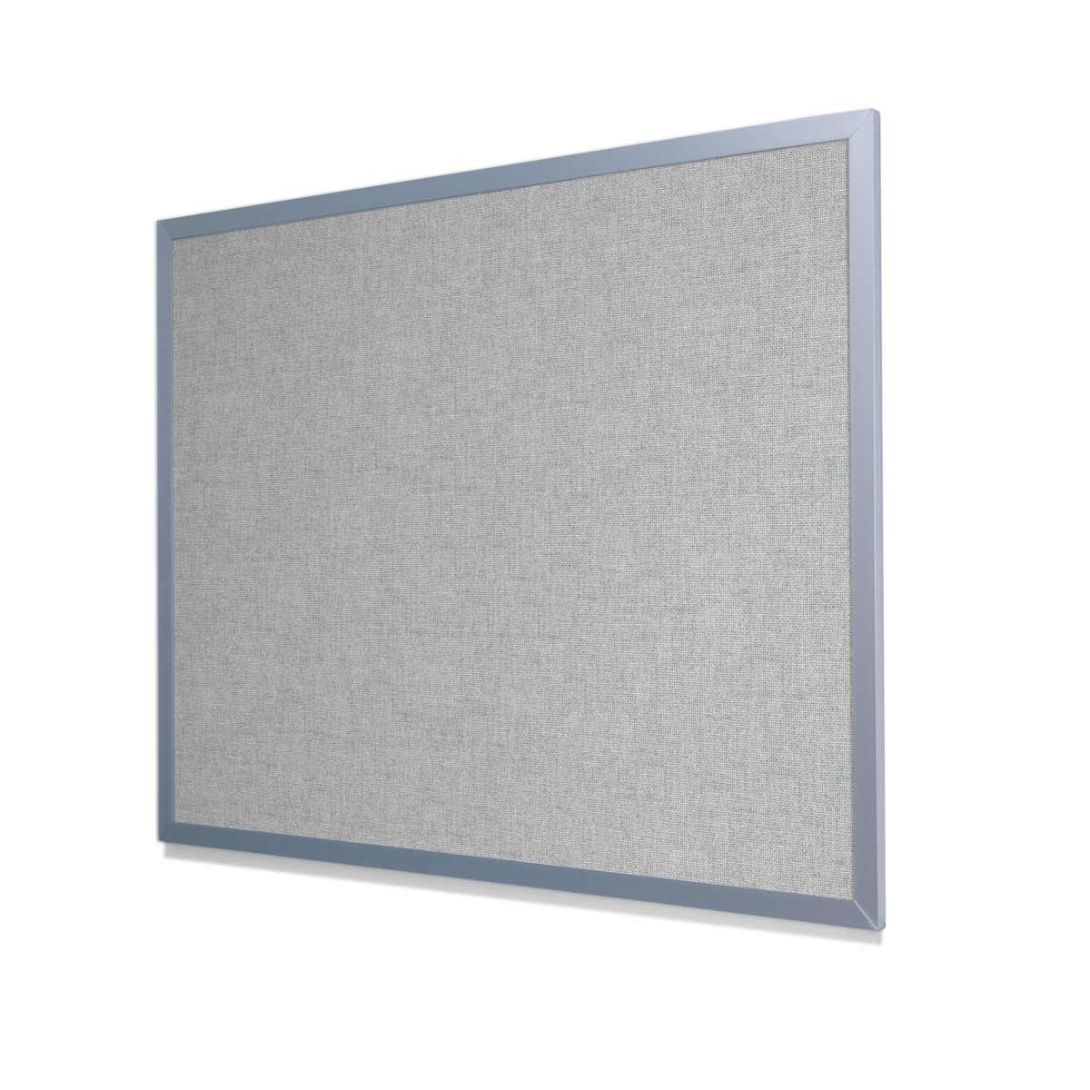Guilford of Maine FR701 Silver Papier Cork Board with Light Aluminum Frame